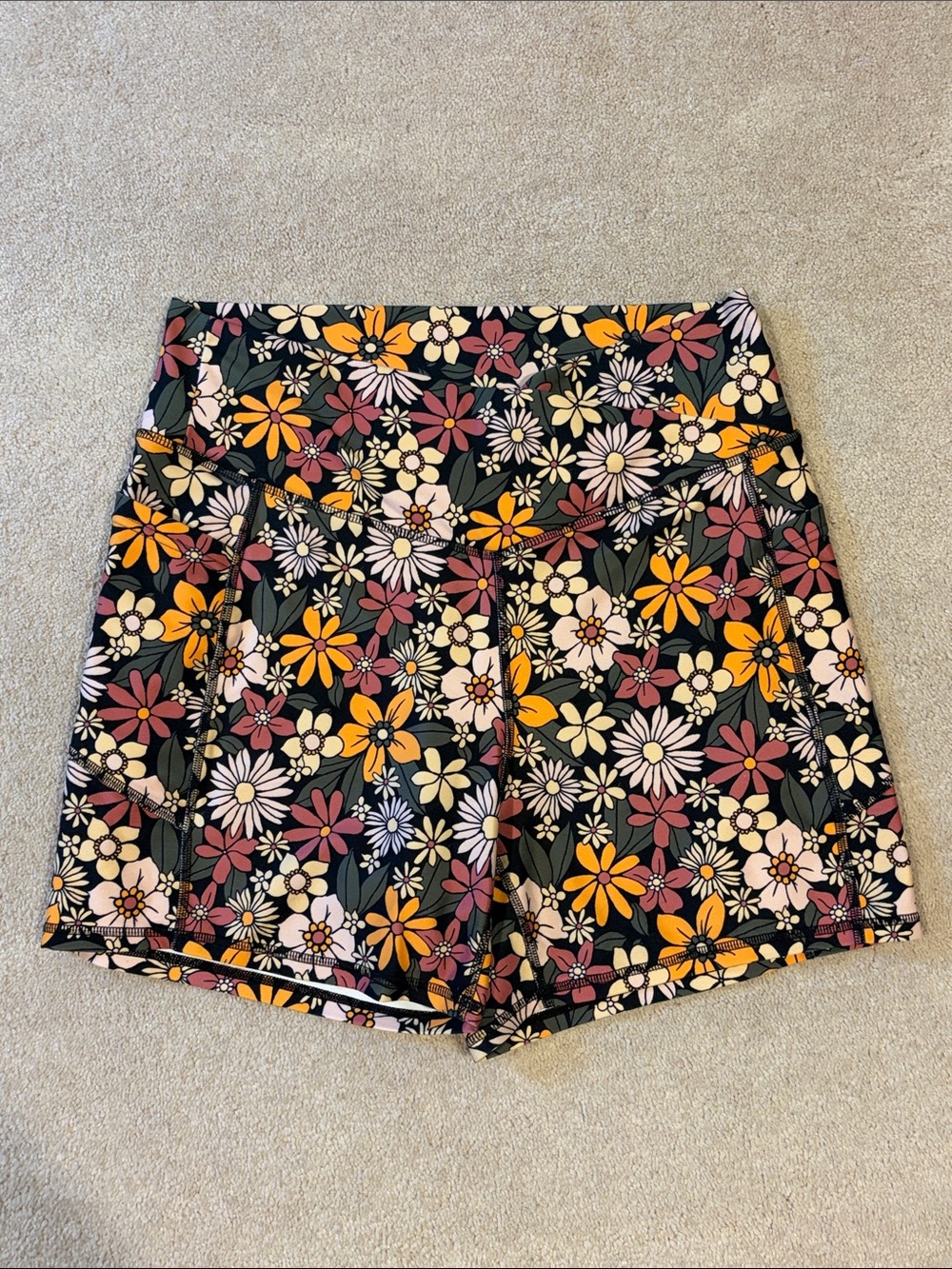 Gilly Hicks high-waist floral active shorts